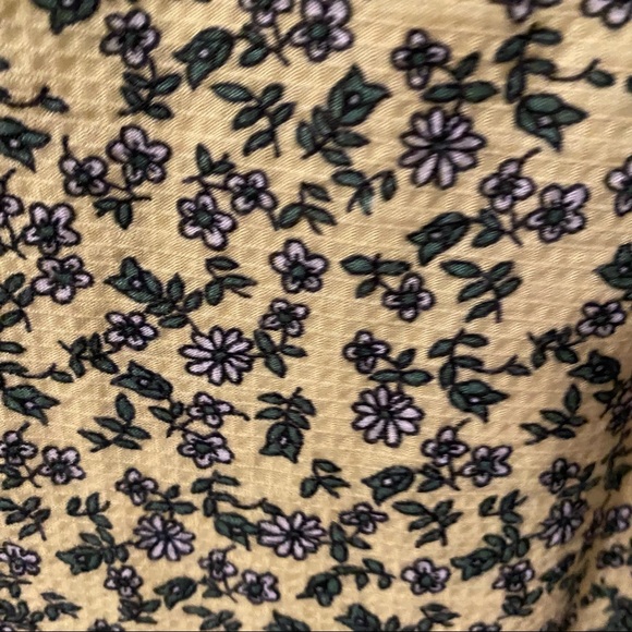 Topshop TALL Ditsy Knot Front Dress in yellow, Size 12 🎀 - Picture 3 of 5